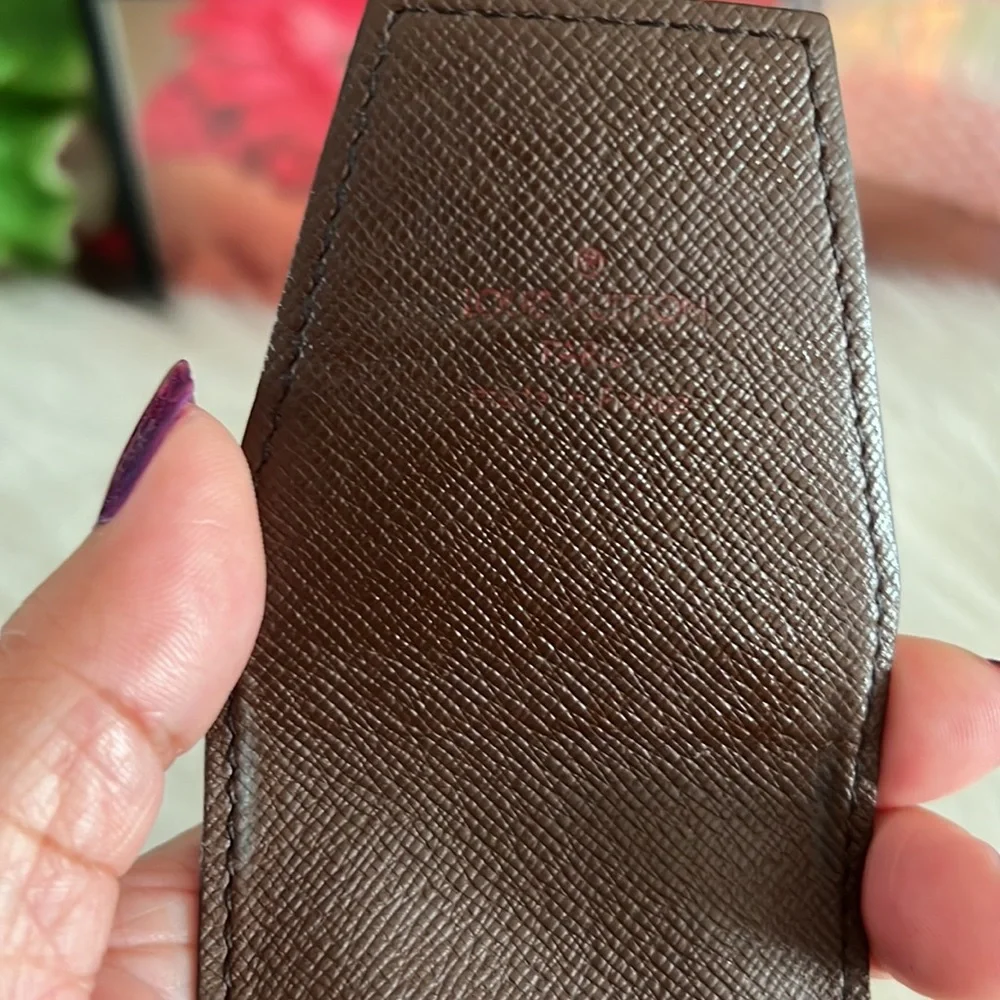 Louis Vuitton Damier Ebene Cigarette Case or lipstick case. Date Code CT0093 - Picture 9 of 15